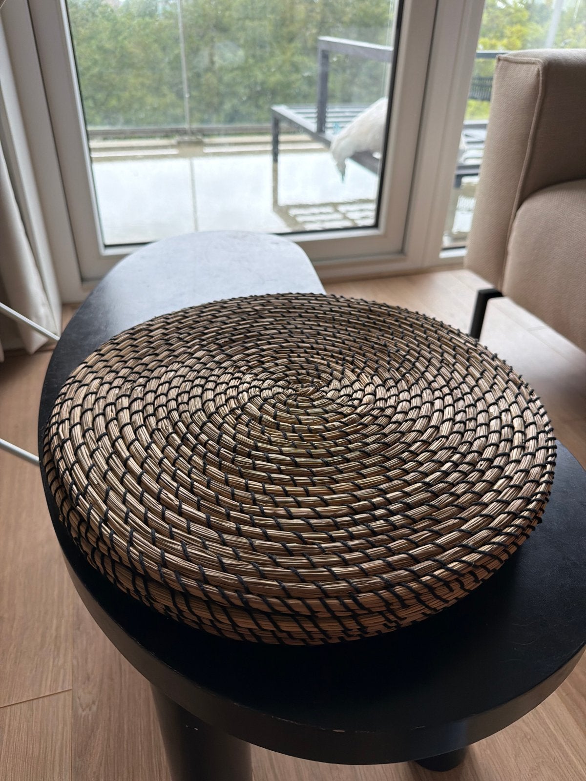 Set van 6 rieten placemats Ikea, Boho, Ophalen of Verzenden, Zo goed als nieuw, Natuurlijk materiaal