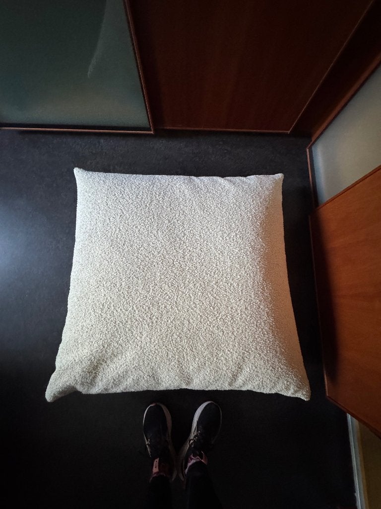 XL Teddy Kussen 100x100 cm, Ophalen, Overige merken, Wit, Vierkant