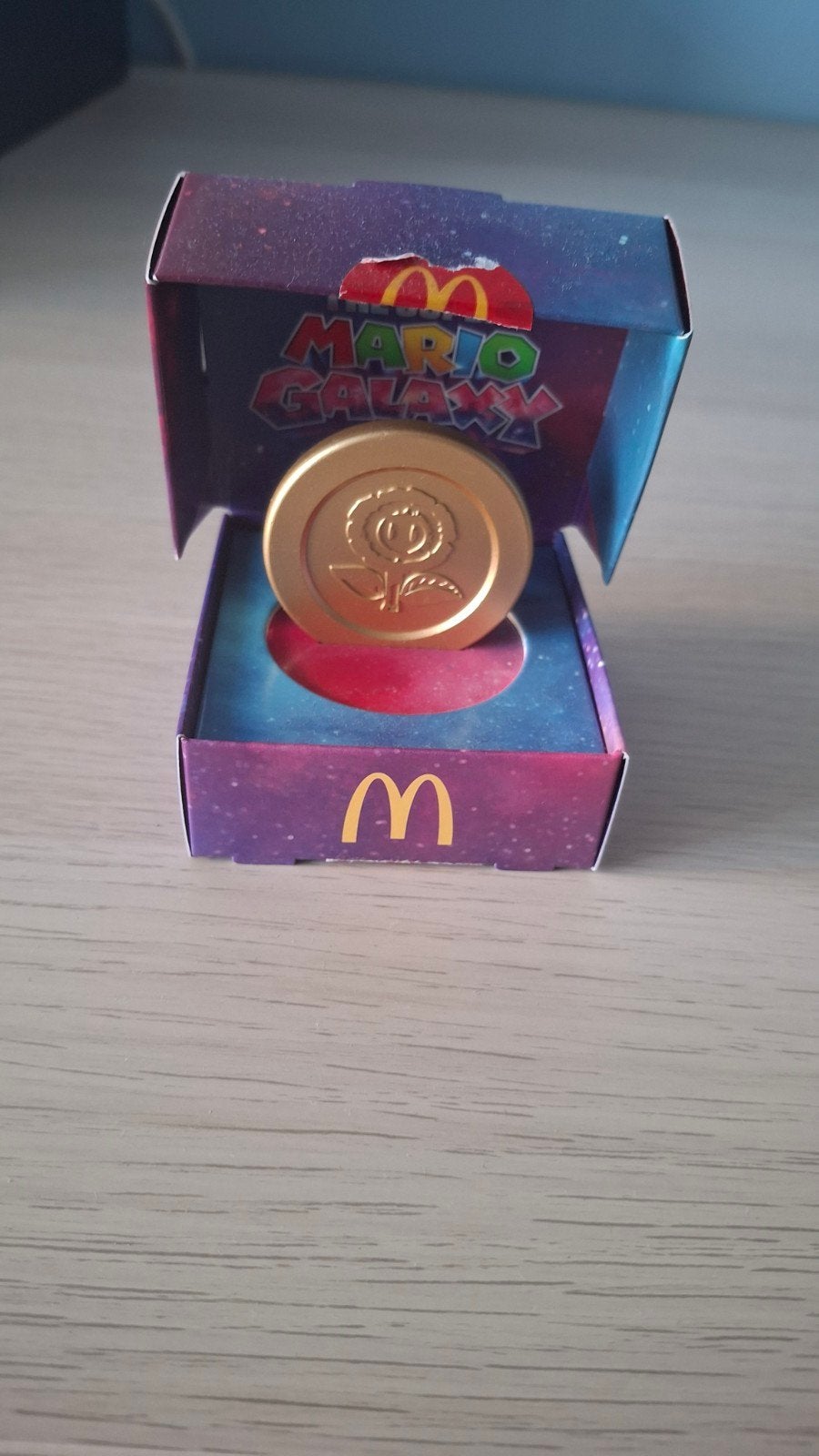 McDonald's Mario Galaxy munt, Ophalen of Verzenden, Zo goed als nieuw, Jongen of Meisje