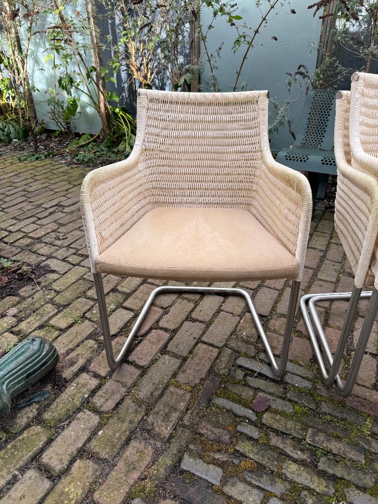 6x Tecta D43 eetkamerstoelen Alcantara kussens, Ophalen, Gebruikt, Overige kleuren, Bauhaus Industrieel Modern Tijdloos