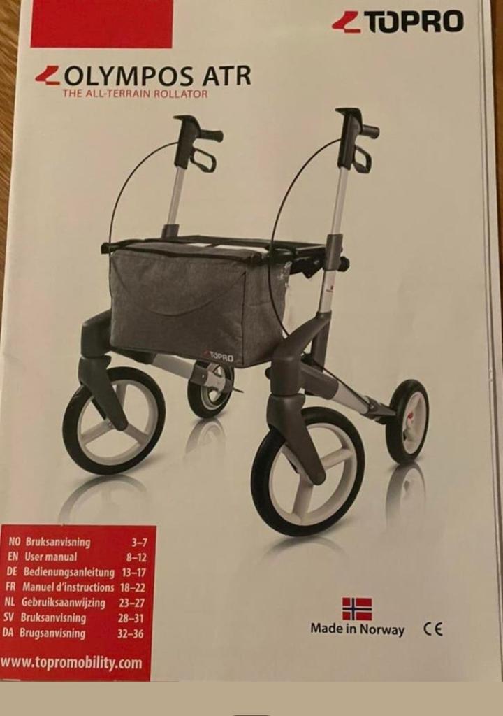 Topro Olympos ATR rollator.als nieuwe., Ophalen of Verzenden