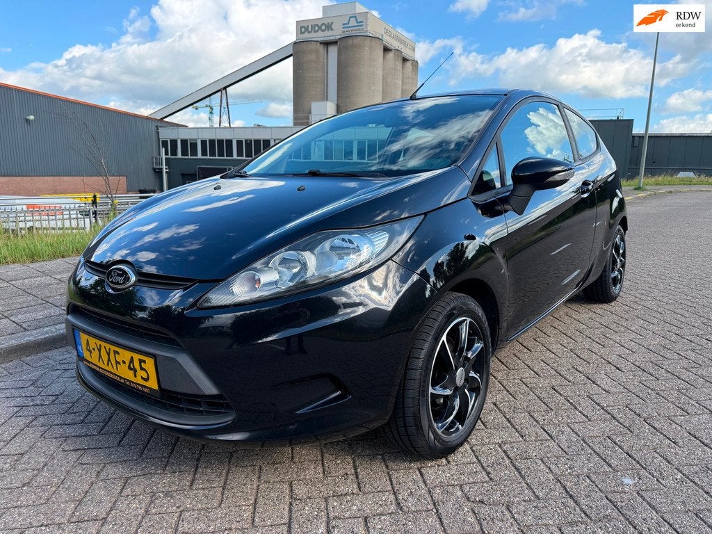 Ford Fiesta 1.25 ZWART_3 DRS_LM VELGEN_NIEUWE BANDEN_NETTE A, Voorwielaandrijving, Euro 5, Stof, 4 cilinders