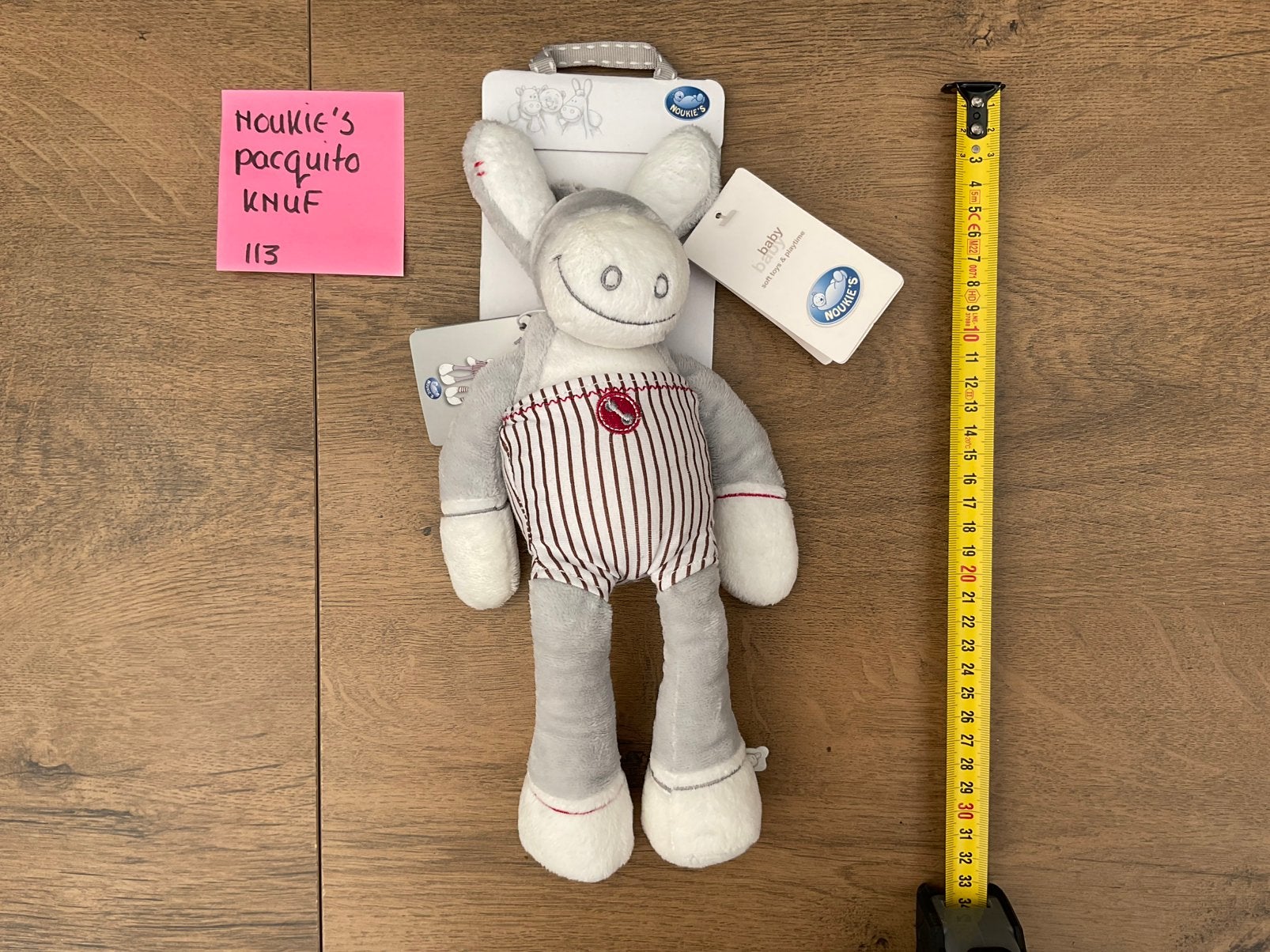 Nieuwe Pacquito knuffel nieuw met kaartje Noukie’s, Overige karakters, Ophalen, Nieuw, Overige typen