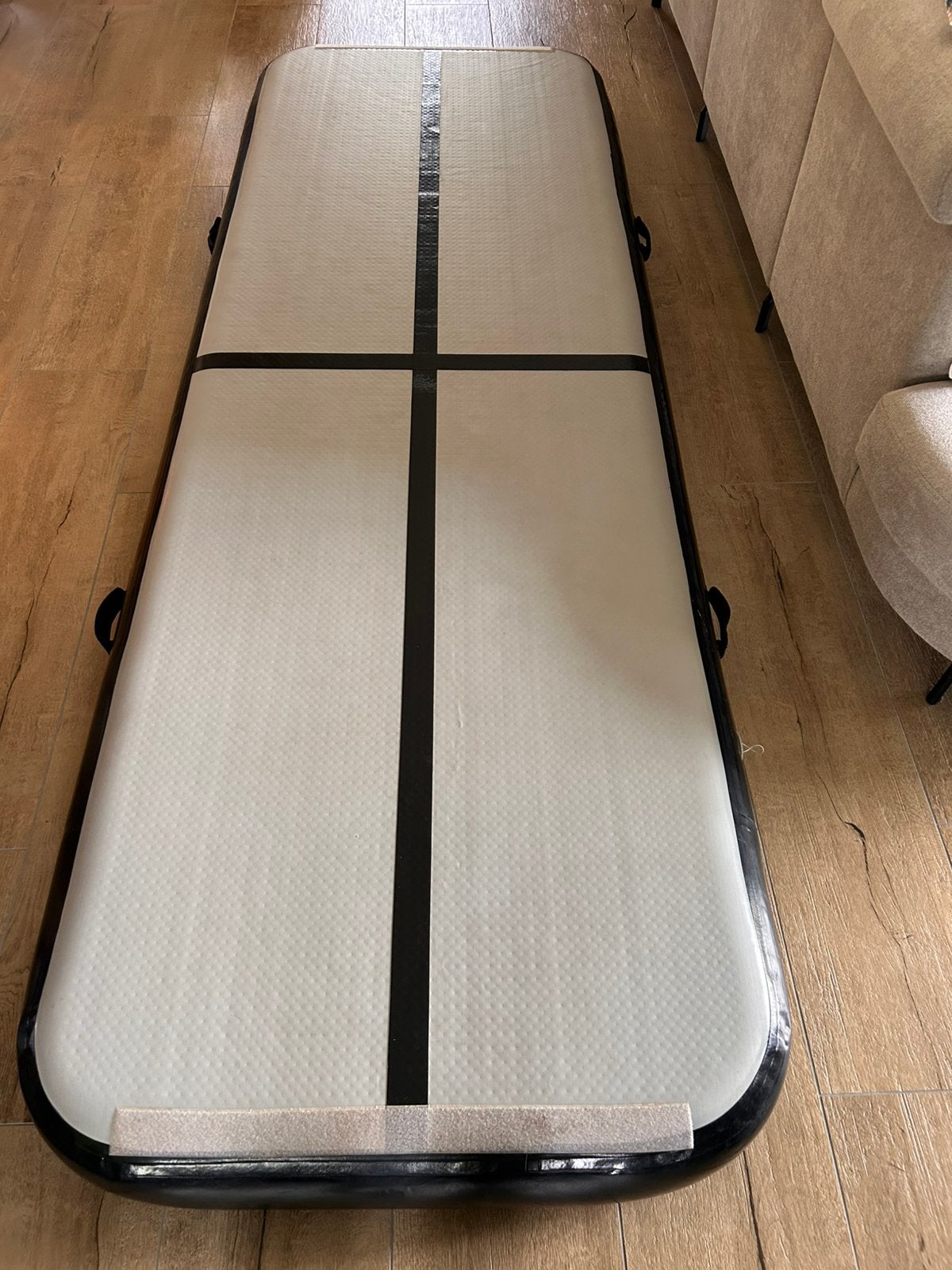 AirTrack 3m x 1m x 20cm, Ophalen of Verzenden, Zo goed als nieuw, Zwart, Materiaal