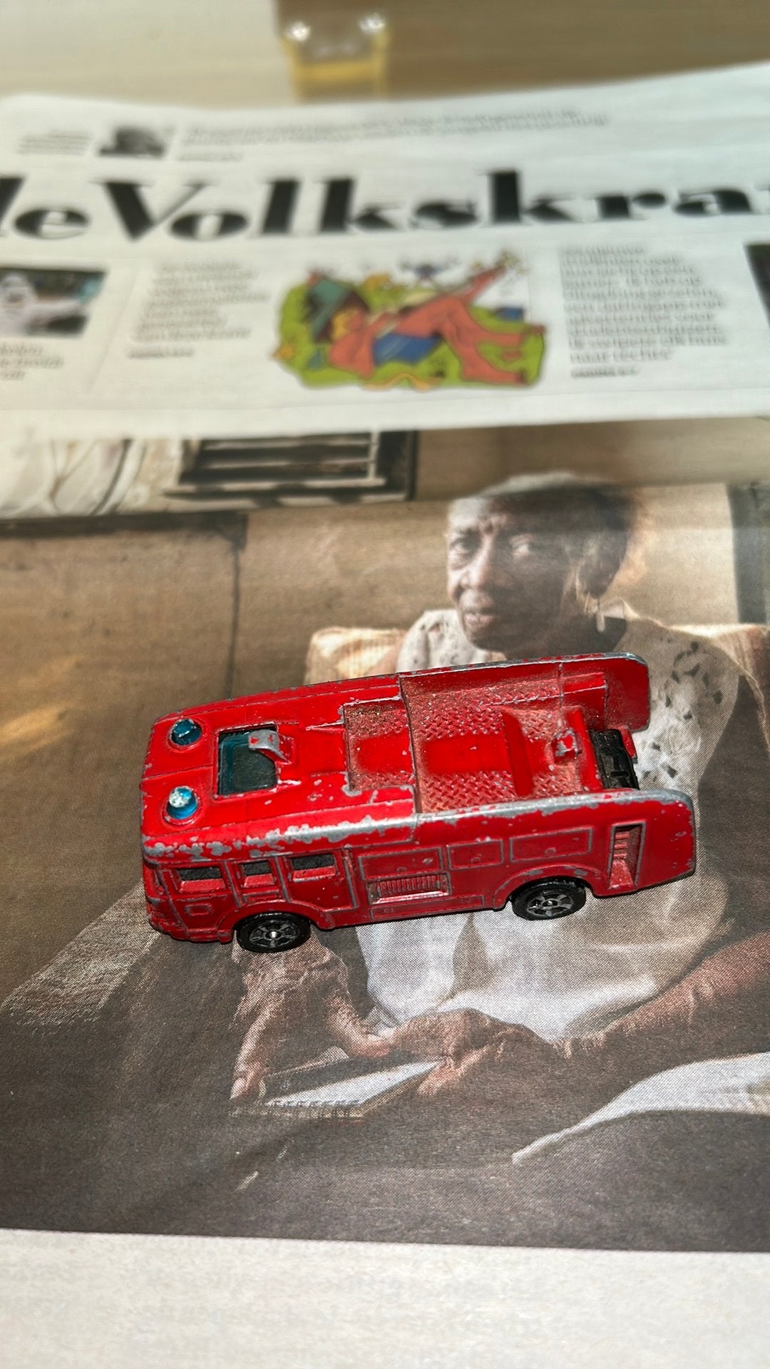 Corgi Juniors ERF Fire Tender 1:87, Hobby en Vrije tijd, Ophalen of Verzenden, Zo goed als nieuw, Bus of Vrachtwagen, Corgi