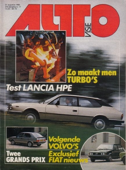 Autovisie 17 1982 : Lancia Beta HPE - Ford Sierra - Fiat, Ophalen of Verzenden, Gelezen, Algemeen