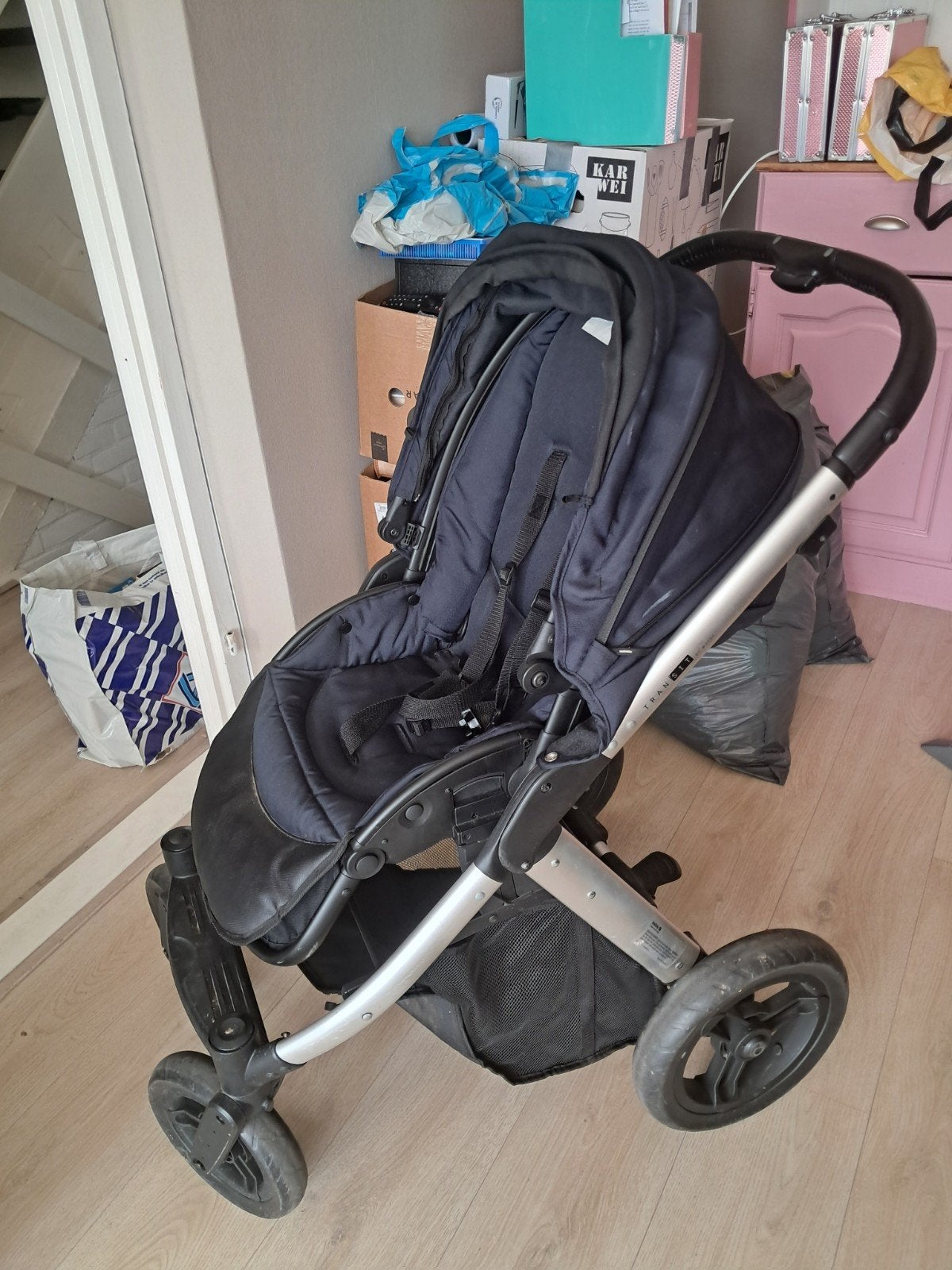Mutsy transit kinderwagen, Gebruikt, Met reiswieg, Mutsy, Ophalen