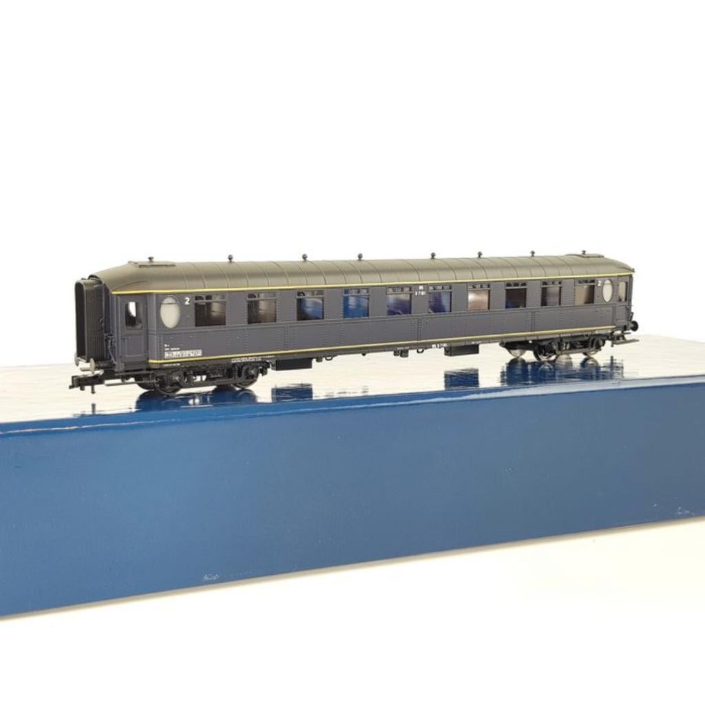 NS Ovaalramen rijtuig B7101 blauw (Philotrain 38C), Overige merken, Gebruikt, Gelijkstroom, Wagon