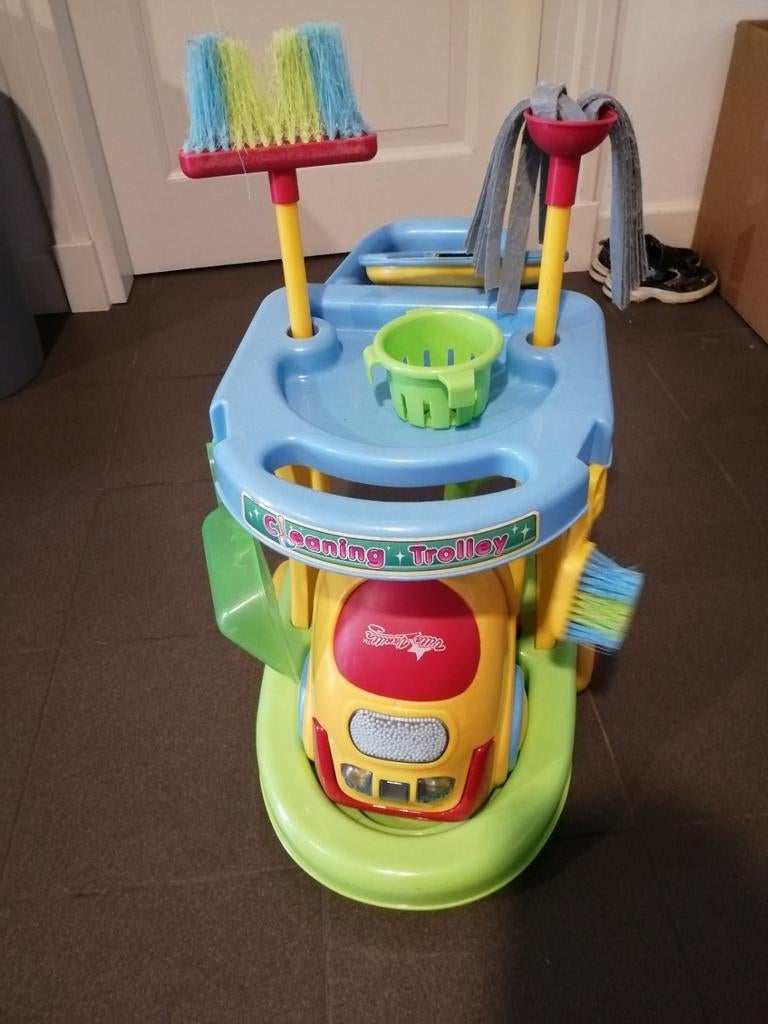 Speelgoed schoonmaakkar voor kinderen, Ophalen, Gebruikt, Jongen of Meisje
