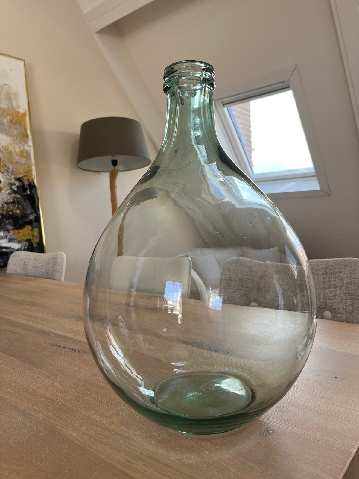 Glazen terrariumfles 15-20 liter  - woondecorate, Ophalen, 45 cm, Groen, Gerecycled glas