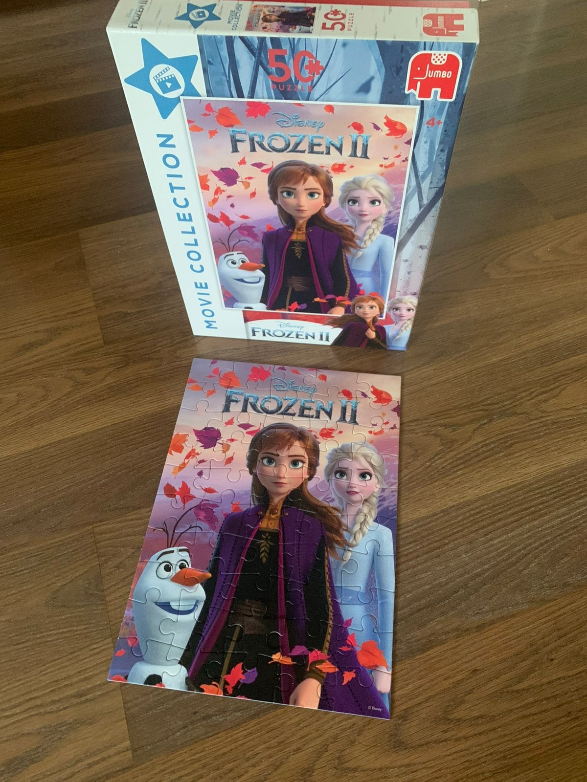Frozen II puzzel zgan, Ophalen of Verzenden, 10 tot 50 stukjes, Zo goed als nieuw