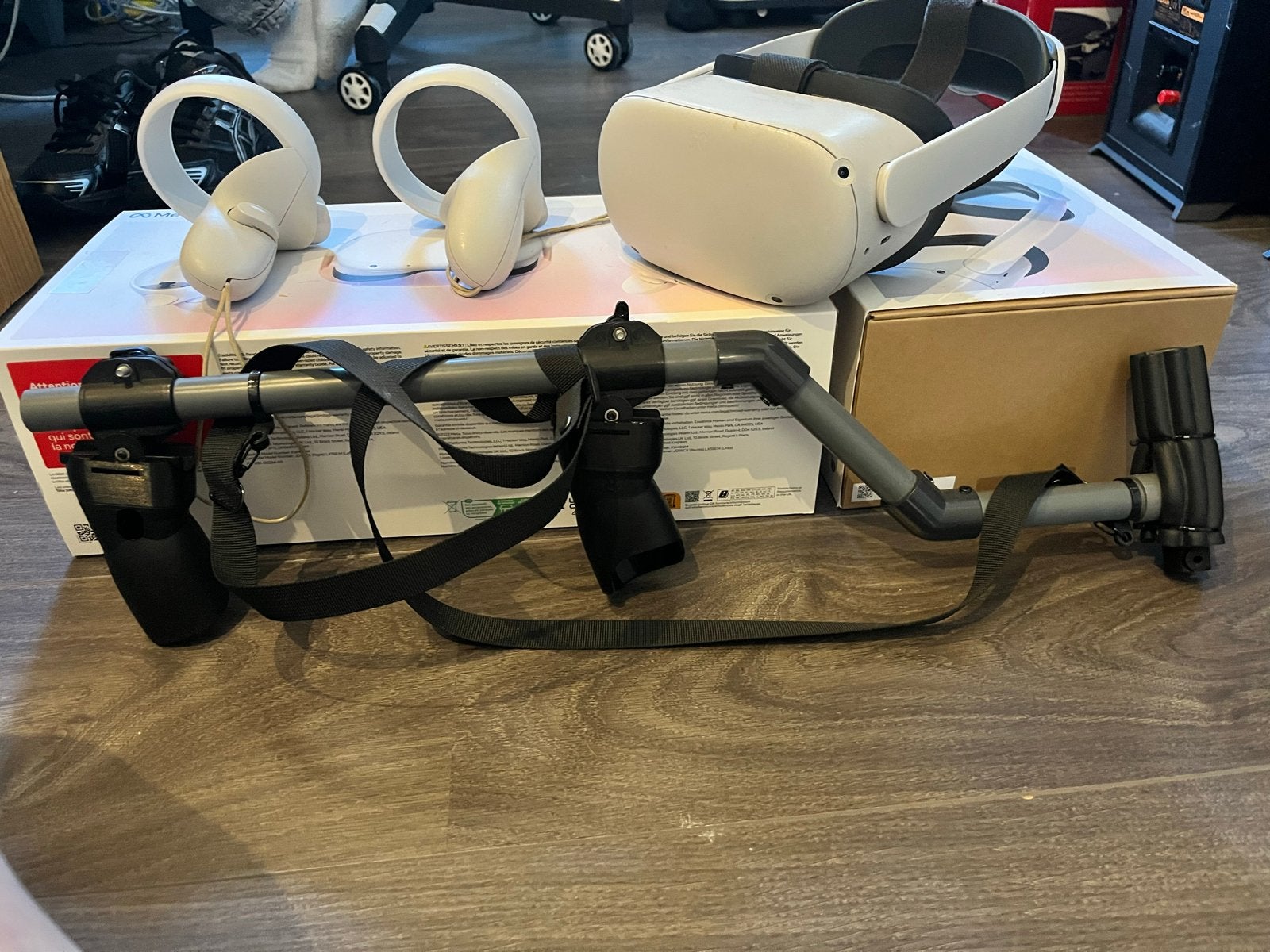 Complete Meta Quest 2 VR-set met accessoires, Ophalen of Verzenden, Overige merken, Zo goed als nieuw