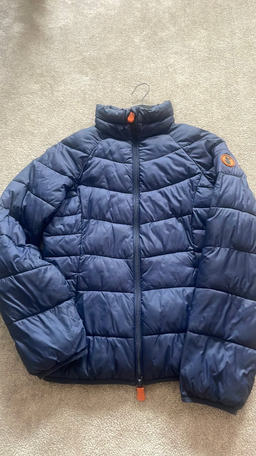 Save the duck jas, Ophalen of Verzenden, Zo goed als nieuw, Maat 36 (S), Blauw