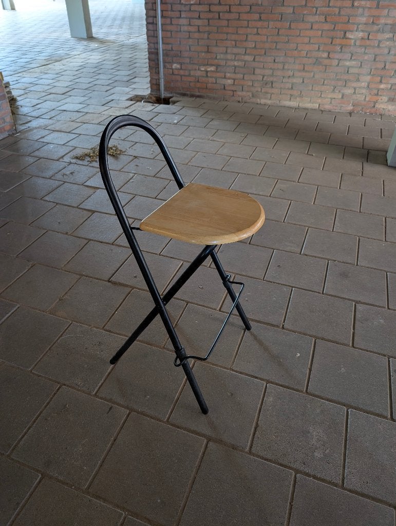Bar kruk, Ophalen, Gebruikt, Met voetsteun, 60 tot 90 cm