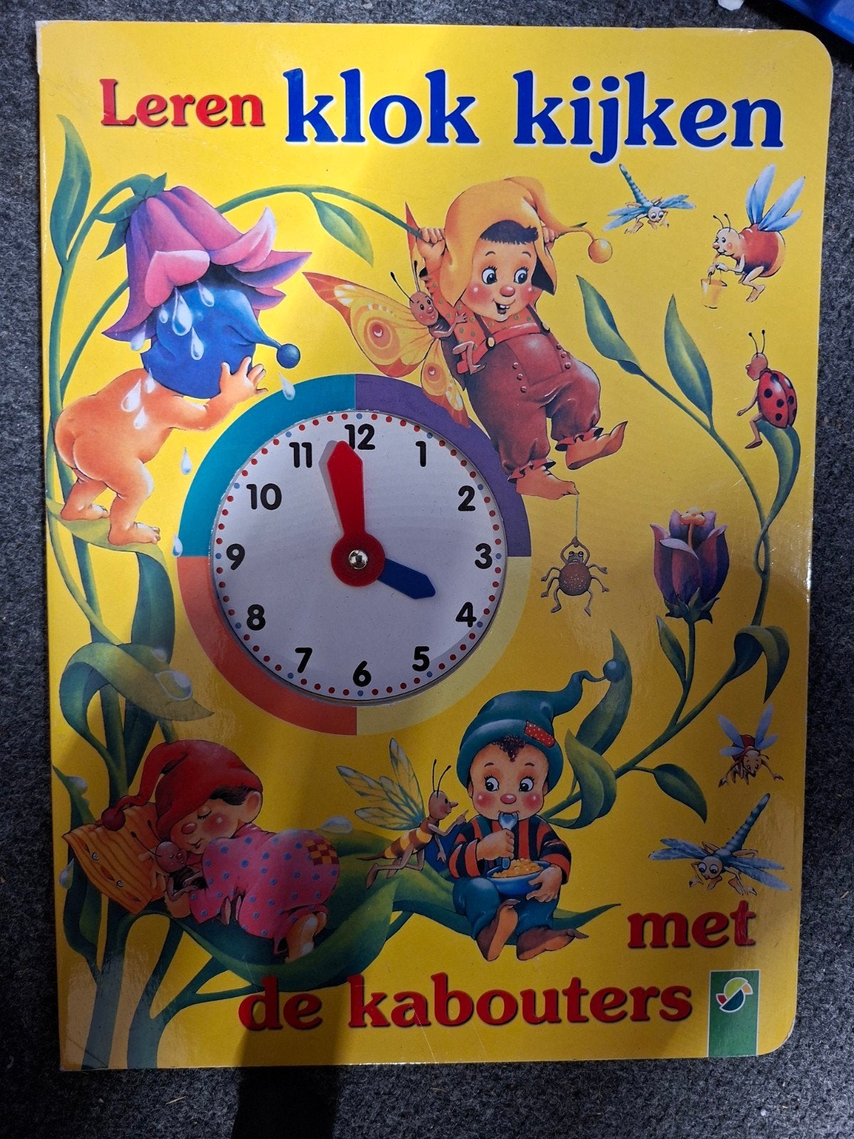 Leren klok kijken met de kabouters - Educatief kinderboek, Boeken, Onbekend, Jongen of Meisje, Ophalen of Verzenden, Zo goed als nieuw