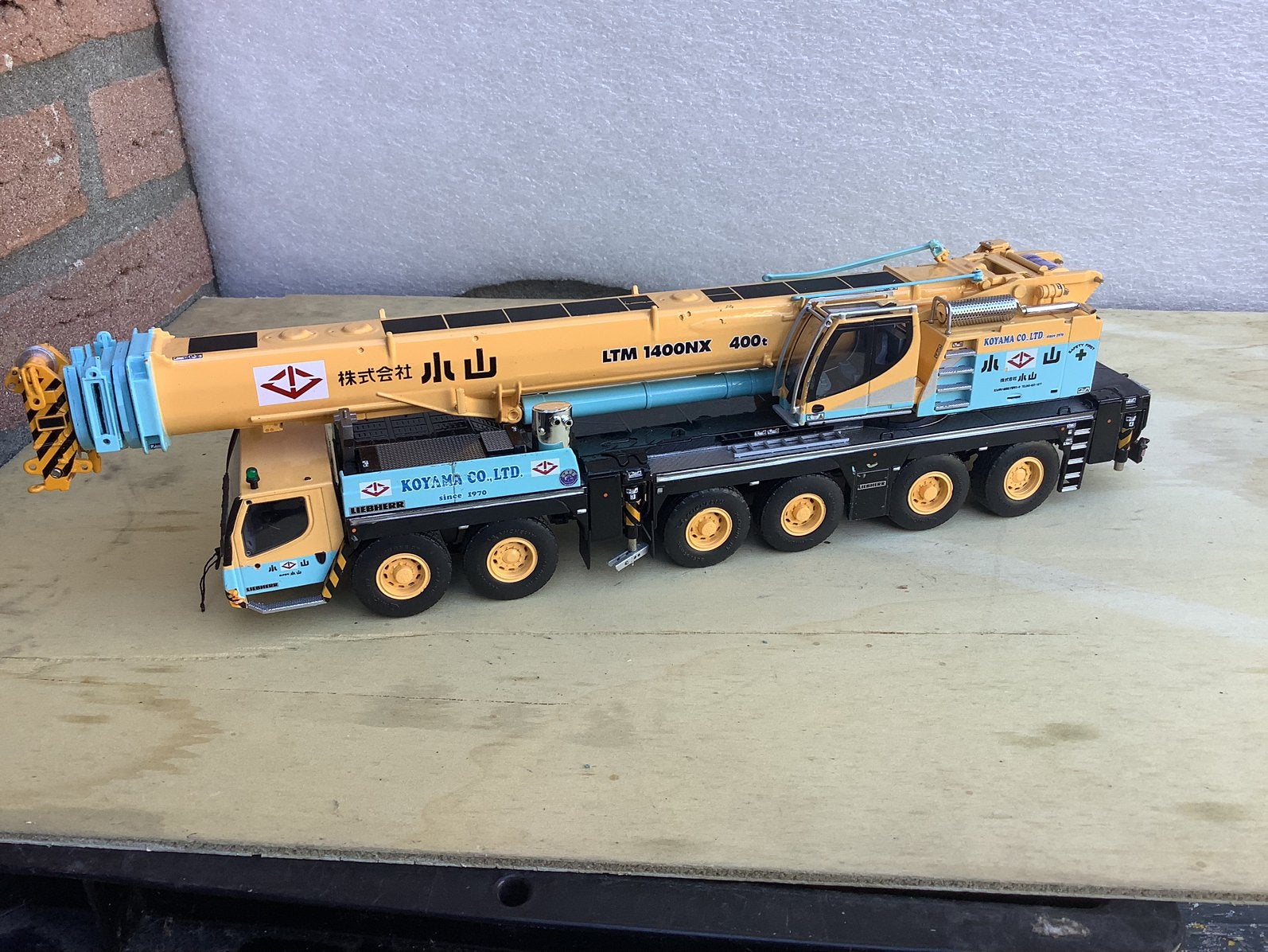 Liebherr LTM 1400, Hobby en Vrije tijd, Modelauto's | 1:50, Ophalen of Verzenden, Zo goed als nieuw, Hijskraan, Tractor of Landbouw