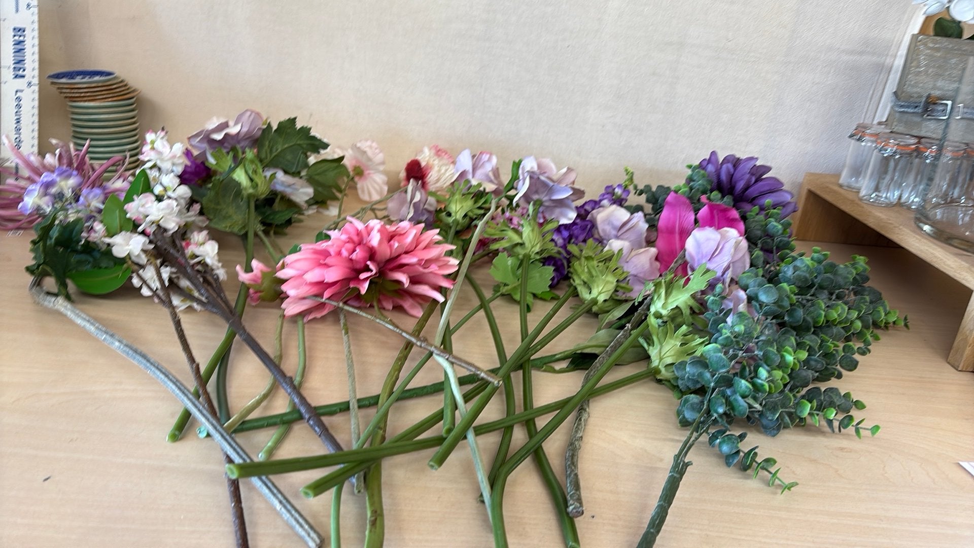 Kunstbloemen, Ophalen of Verzenden, Gebruikt