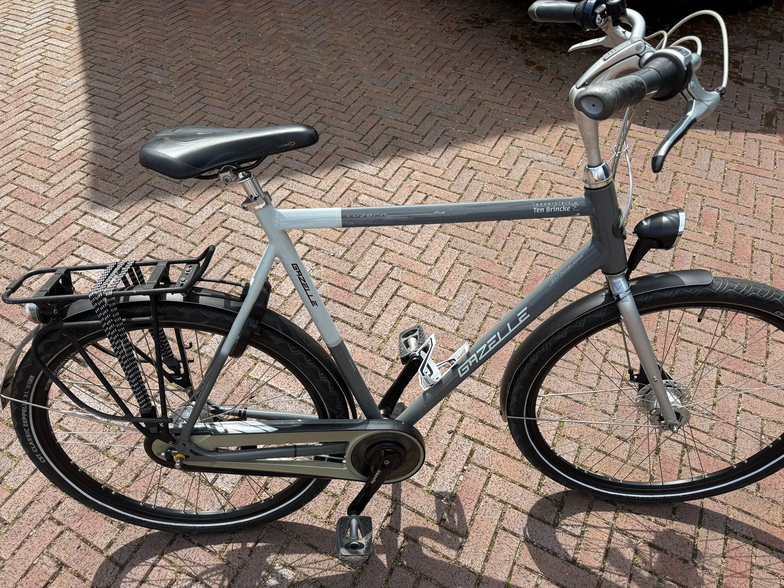 Gazelle Luzern herenfiets 64 cm., Ophalen, Versnellingen, Zo goed als nieuw, 61 tot 65 cm