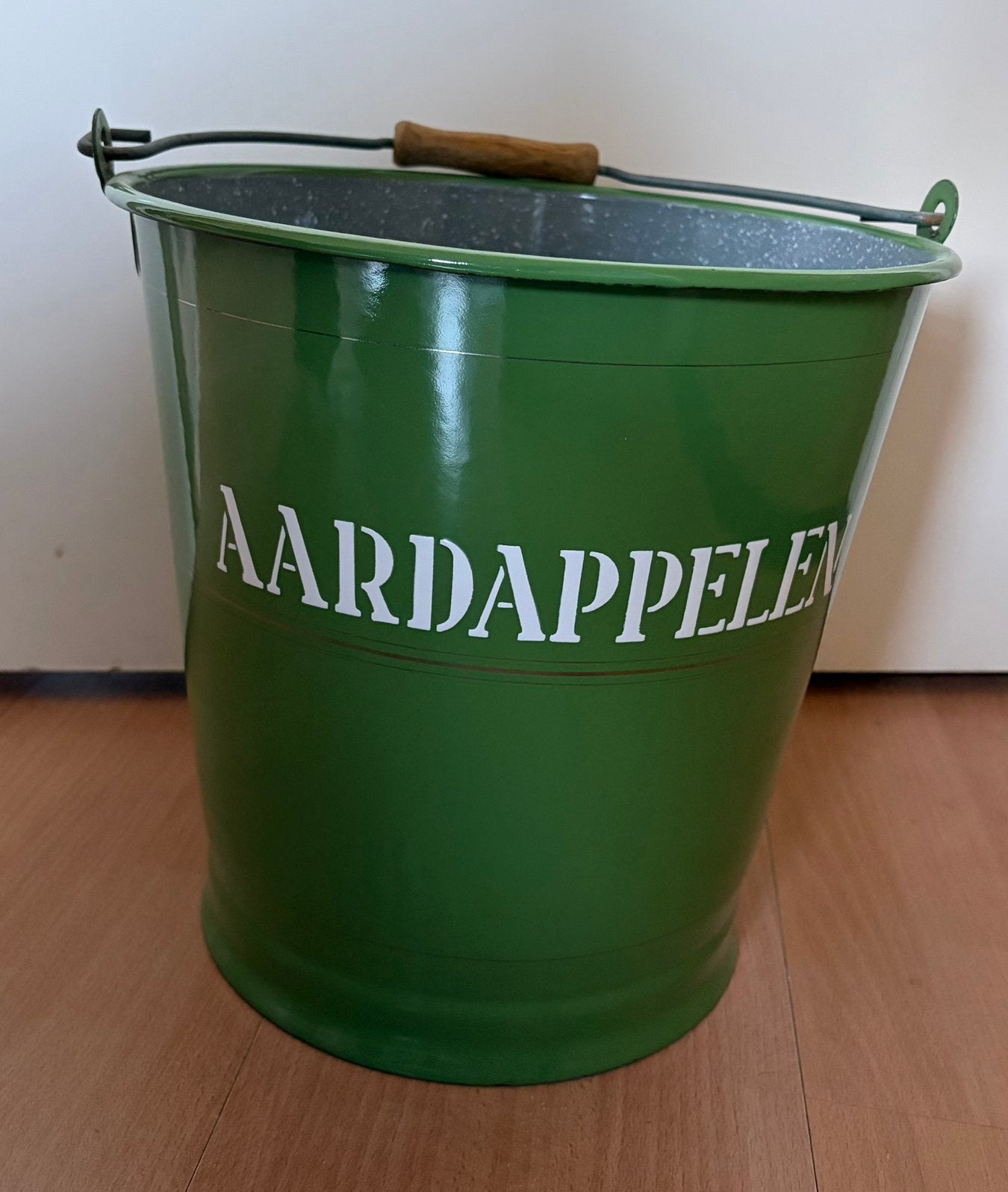 Emaille “aardappelen” emmer, Antiek en Kunst, Antiek | Emaille, Ophalen