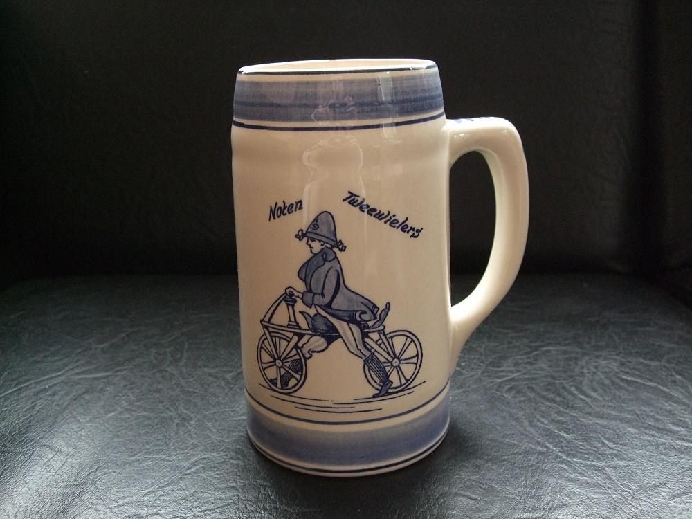Delft's blauw bierpul, speciale dorpsuitgave Leende, Ophalen of Verzenden