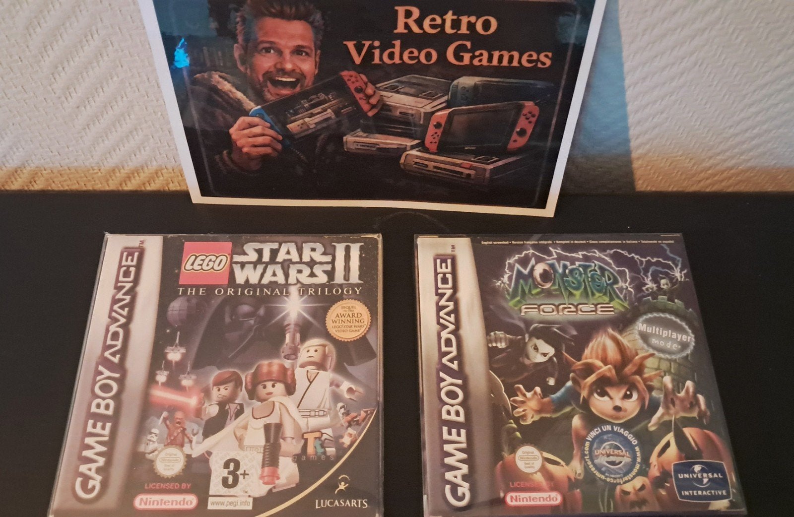 GBA games: LEGO Star Wars II & Monster Force, Avontuur en Actie, 1 speler, Ophalen of Verzenden, Zo goed als nieuw