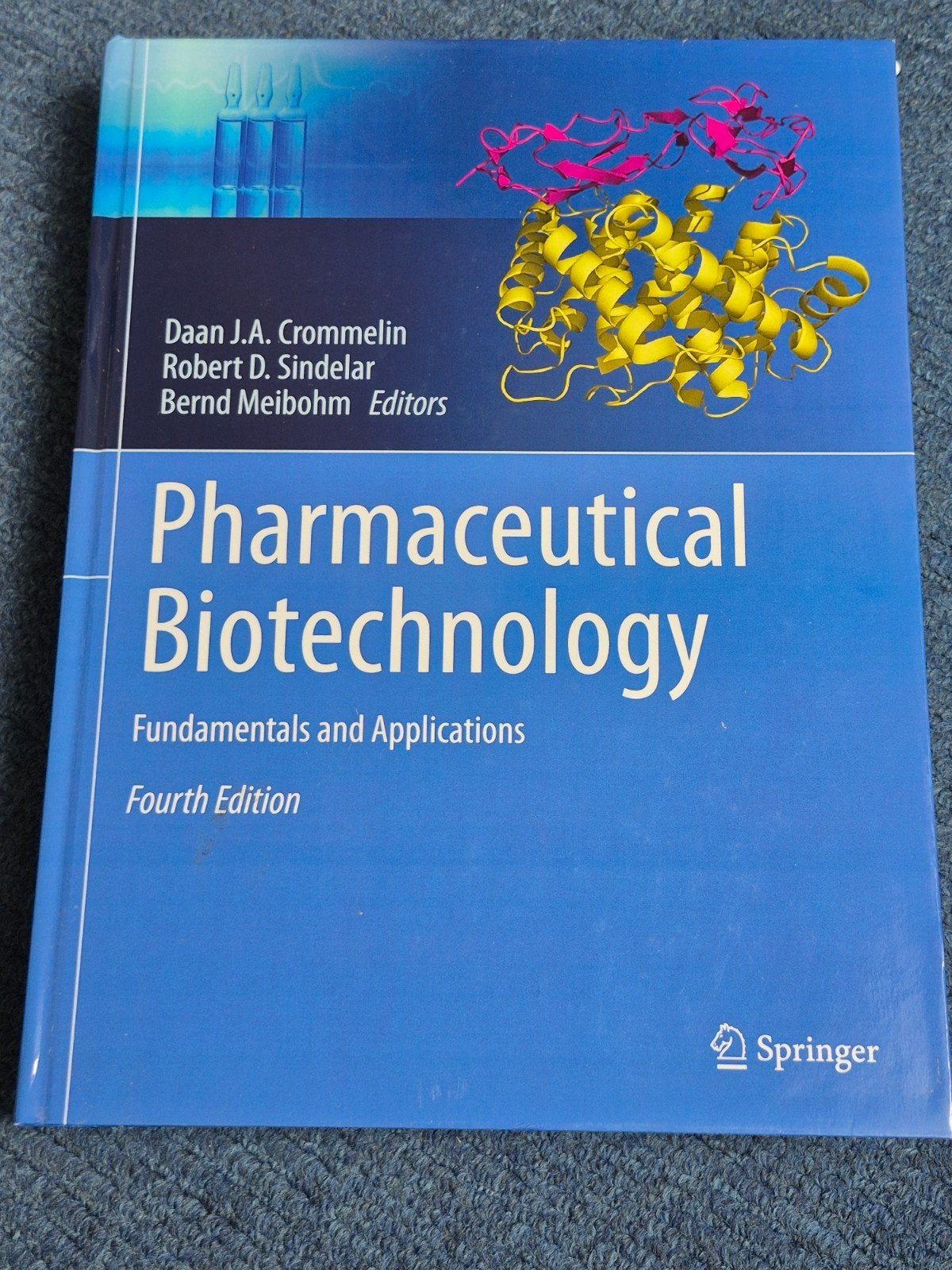 Pharmaceutical Biotechnology - Fourth Edition, Ophalen of Verzenden, WO, Zo goed als nieuw, Daan J.A. Crommelin, Robert D. Sindelar, Bernd Meibohm