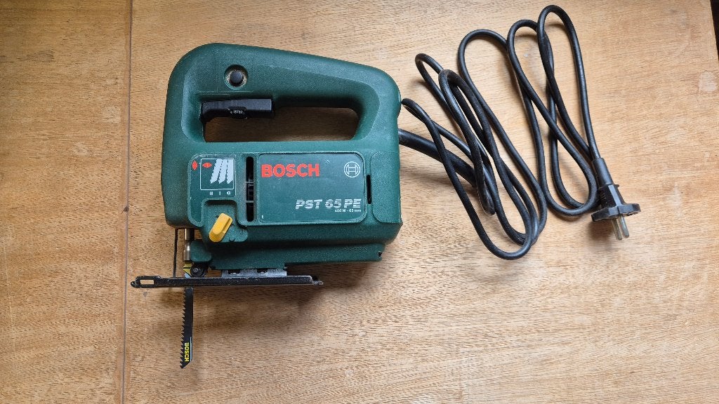Bosch PST 65 PE Electrische decoupeerzaag, Gebruikt, Decoupeerzaag, Ophalen of Verzenden, 30 tot 70 mm
