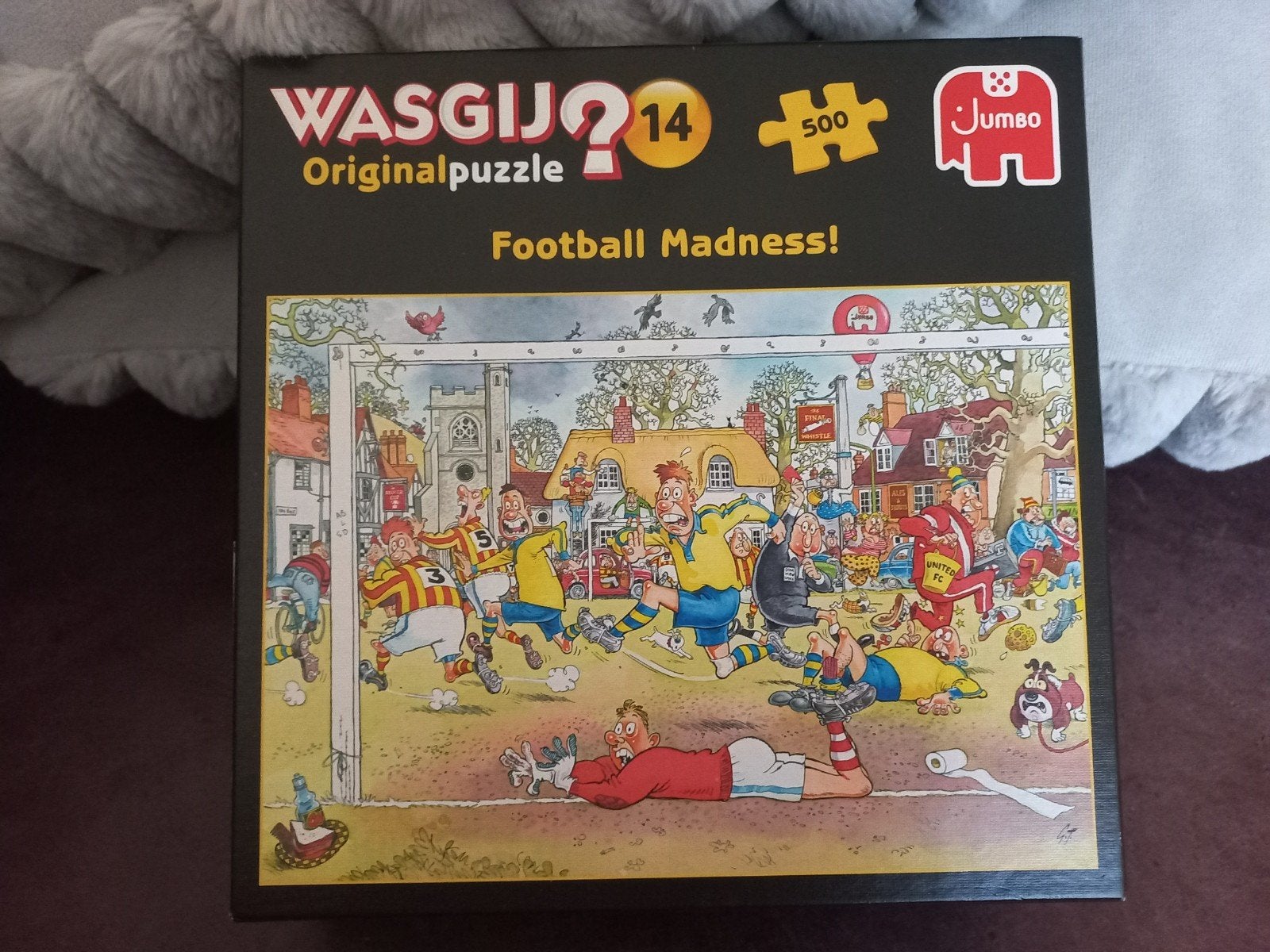 Wasgij Original 14 - Football Madness, Ophalen of Verzenden, 500 t/m 1500 stukjes, Zo goed als nieuw