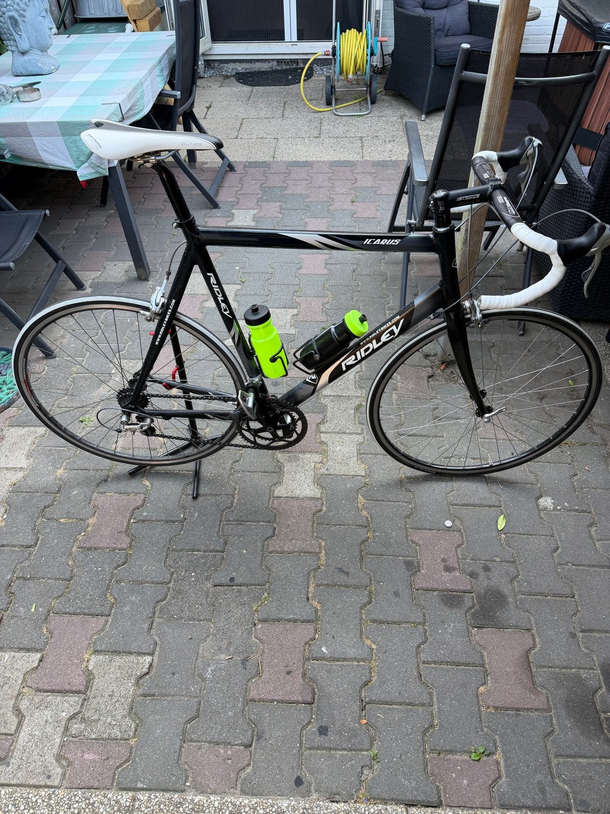 Ridley Icarus racefiets (evt) met Sidi raceschoenen, Gebruikt, Aluminium, 61 tot 65 cm, Ophalen