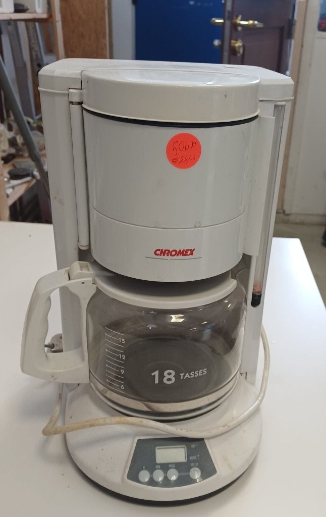 Chromex Koffiezetapparaat - 18 Tassen, Ophalen, Chromex, 10 kopjes of meer, Koffiemachine