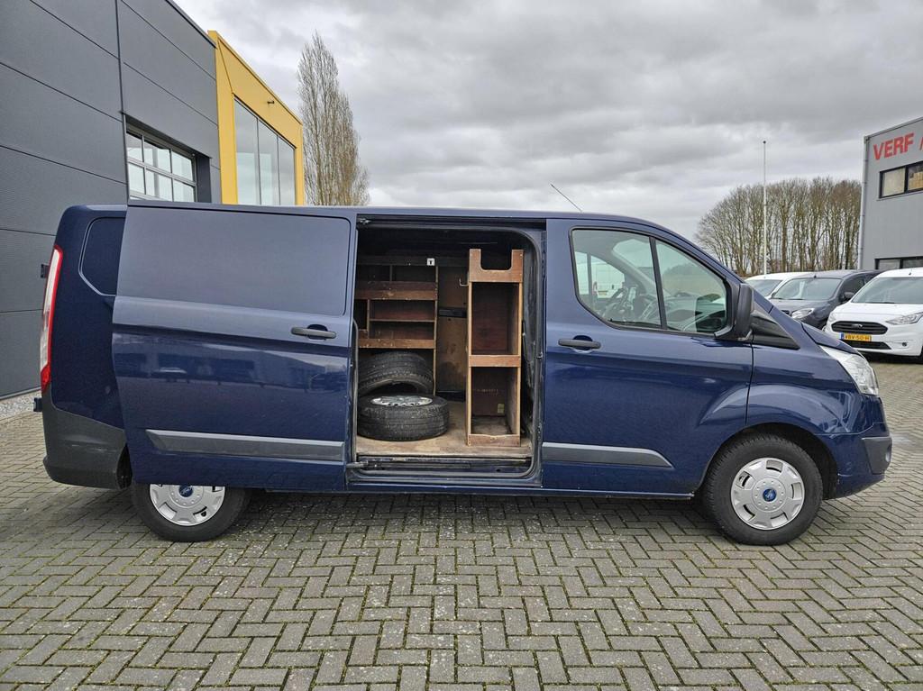 Ford Transit Custom 2.2 TDCI L2H1 Airco Cruise Trekhaak, Auto's, Bestelauto's, Euro 5, 101 pk, Gebruikt, 4 cilinders