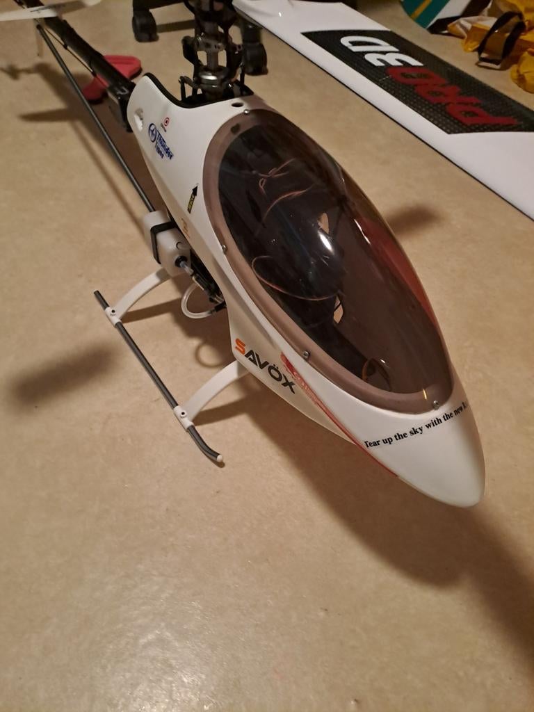 Rc Helicopter Thunder Tiger met motor SX50 Blauwe, Ophalen, Overige merken