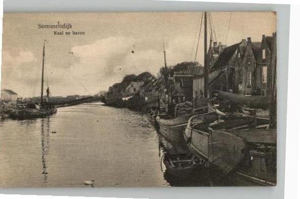 Sommelsdijk Kaai en Haven+schepen st 1932