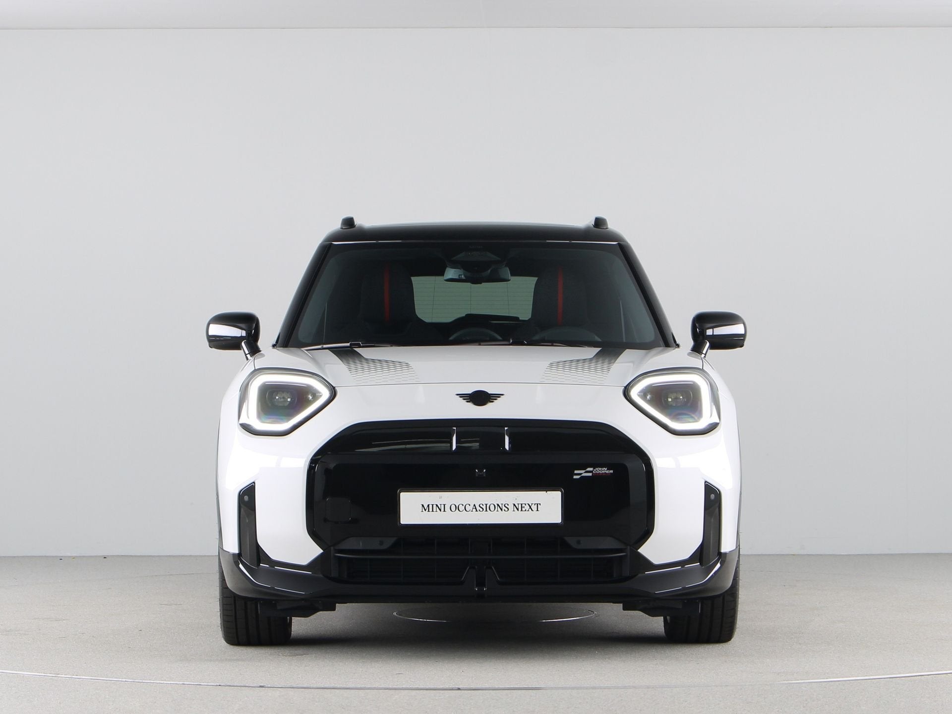 MINI Aceman SE John Cooper Works Pakket XL Accu conditie 100, Auto's, Dealer onderhouden, Isofix, Met garantie (alle), Wit