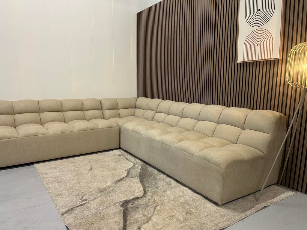 Woood Pepper - Hoekbank - Beige - Nette Staat, Huis en Inrichting, Banken | Bankstellen, Ophalen of Verzenden, Zo goed als nieuw