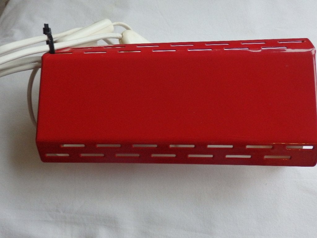 zgan Vintage Massive Wandlampje Bedlampje, Rood, Bedlamp, Ophalen of Verzenden, Zo goed als nieuw