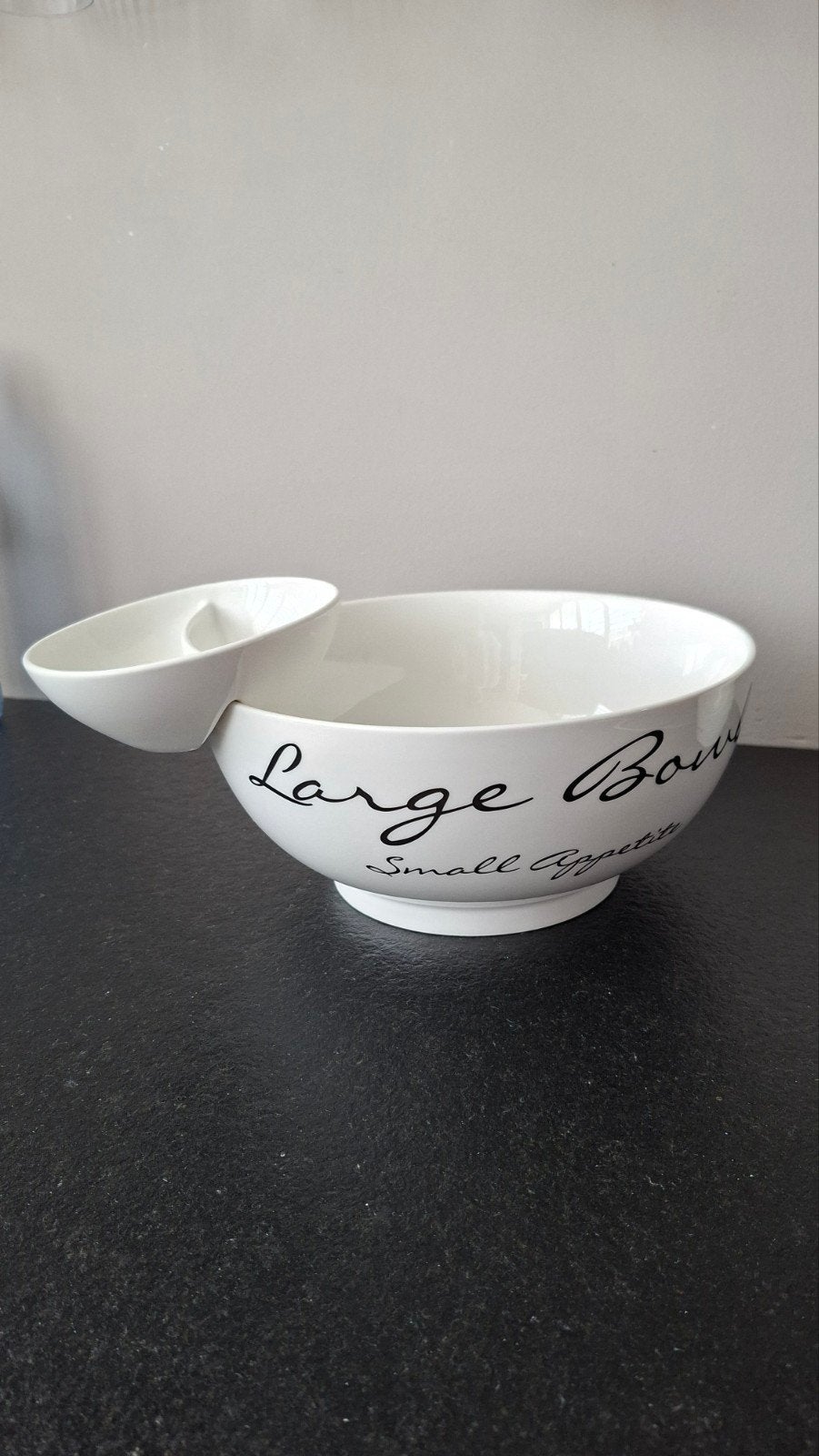 Riviera Maison Large Bowl + klein schaaltje, Ophalen, Zo goed als nieuw, Rond