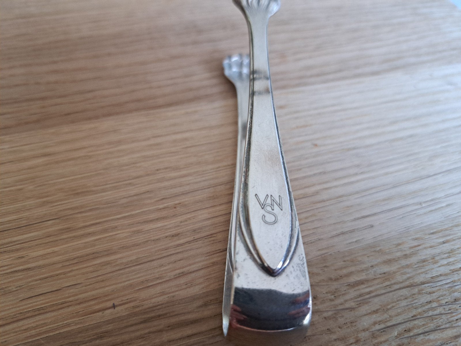 Antieke Gero Art Deco Suikertang uit 1935, verzilverd, Ophalen of Verzenden, Gebruikt, Gebruiksvoorwerp