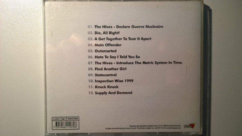 The Hives - Veni Vidi Vicious, Ophalen of Verzenden, Zo goed als nieuw, Poprock, Album