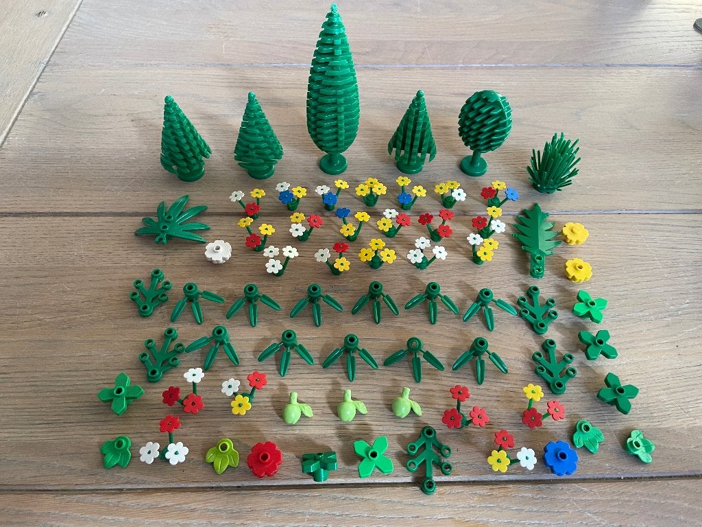 Lego bloemen, bomen , cypres ed, Gebruikt, Lego, Accessoire, Ophalen of Verzenden