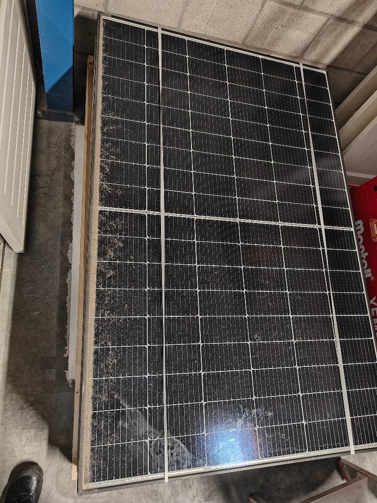 10x Bluesun 425WP bifacial black frame zonnepanelen, Doe-het-zelf en Verbouw, Zonnepanelen en Toebehoren, Ophalen, Gebruikt, Paneel