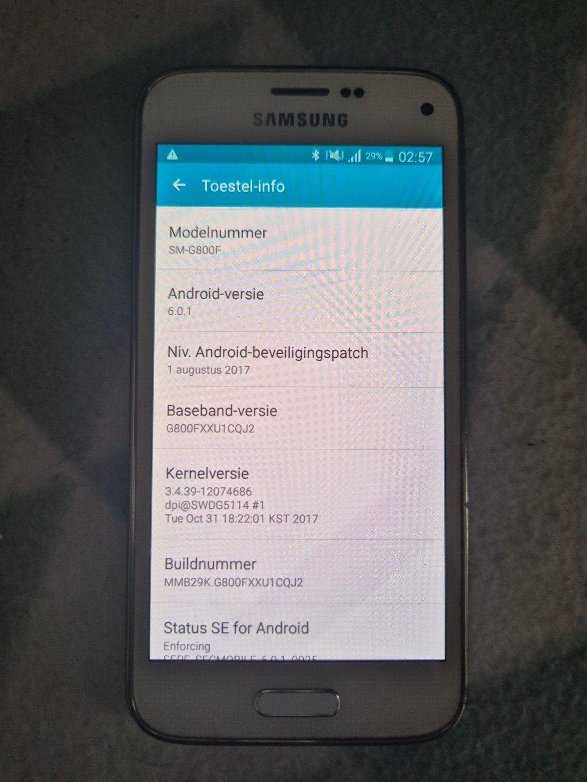 Samsung Galaxy S5 Mini, Telecommunicatie, Mobiele telefoons | Samsung, Gebruikt, Overige modellen, Wit, Touchscreen