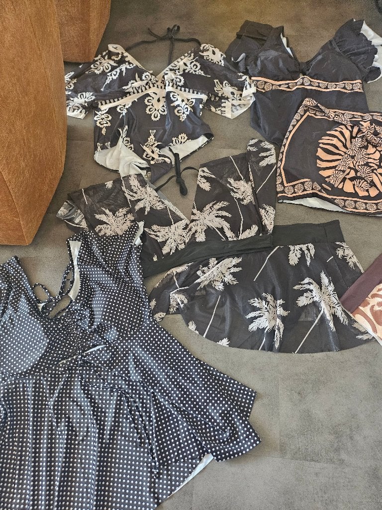 Pakket badmode 48/50, Kleding | Dames, Ophalen of Verzenden, Zo goed als nieuw, Zwart, Overige typen
