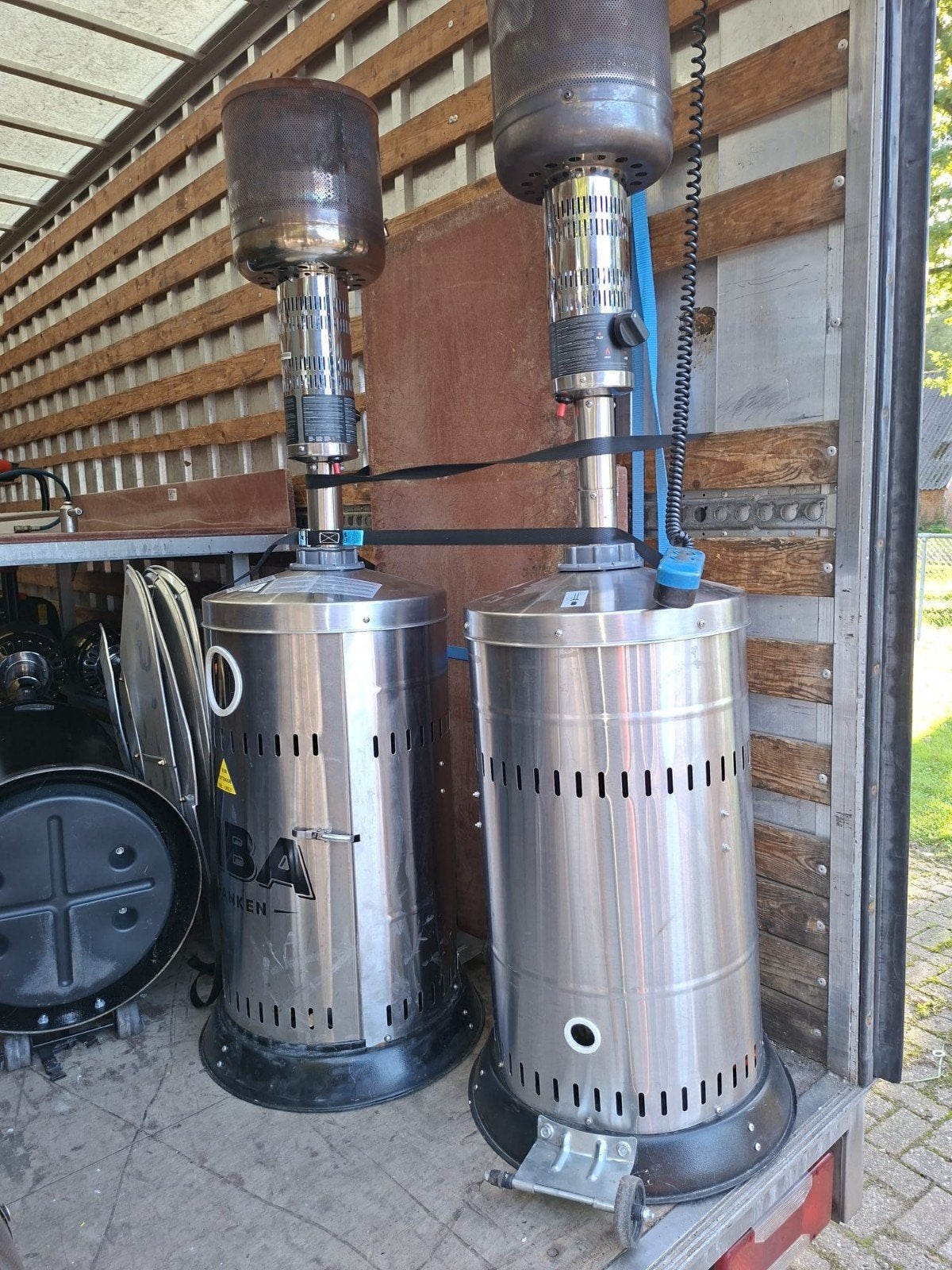 hendi terrasverwarmer  kachel  verwarming, Ophalen