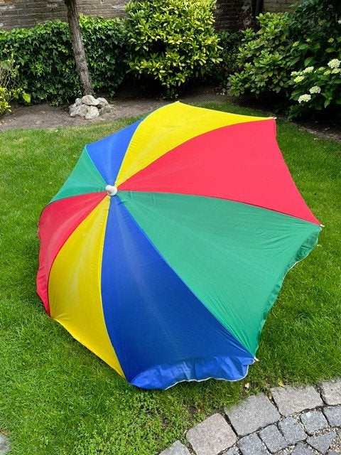 Parasol, Tuin en Terras, Parasols, Ophalen of Verzenden, Zo goed als nieuw, 1 tot 2 meter, Stokparasol