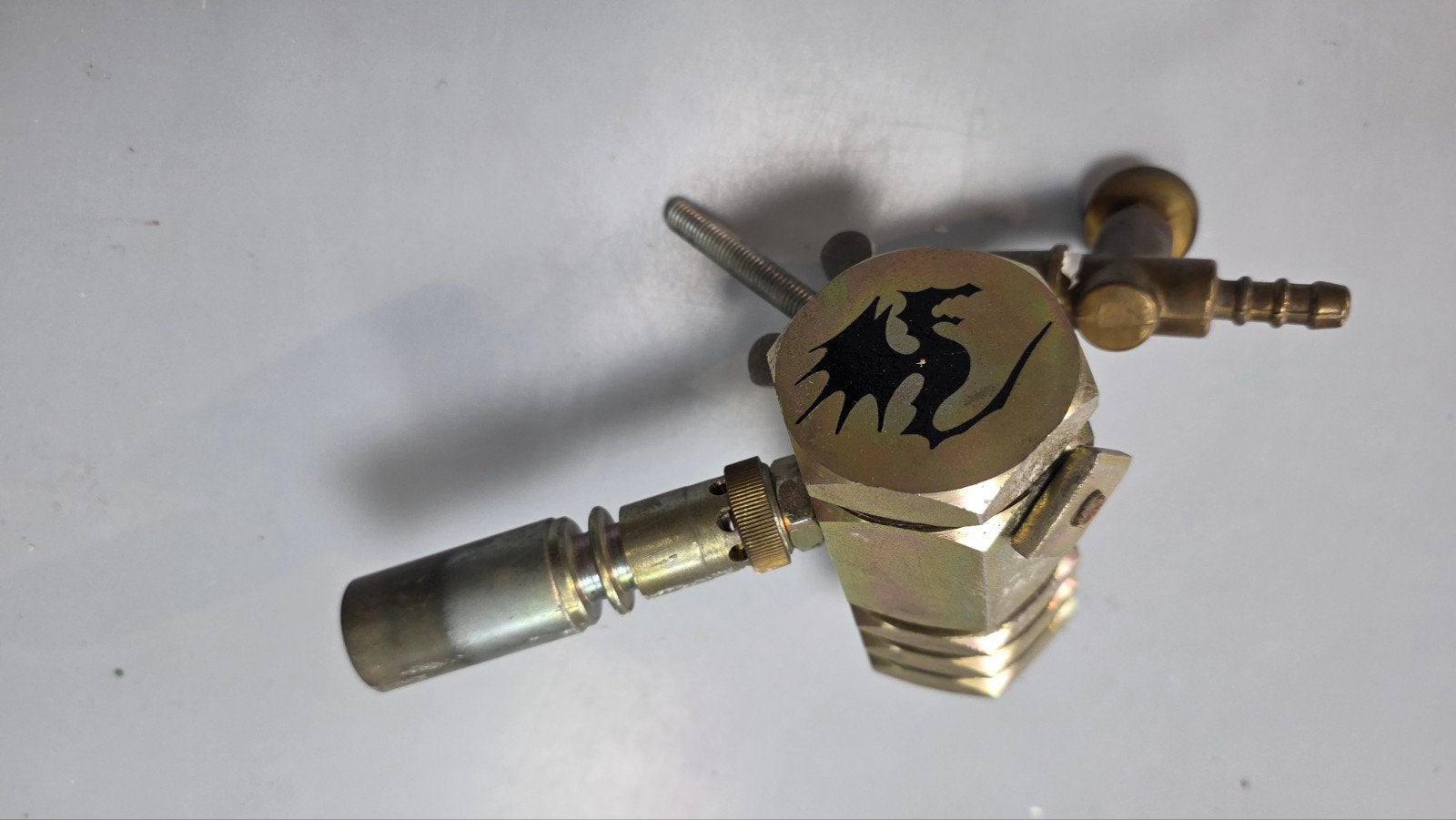 Gasbrander voor glaskralen branden - Draken design, Ophalen of Verzenden