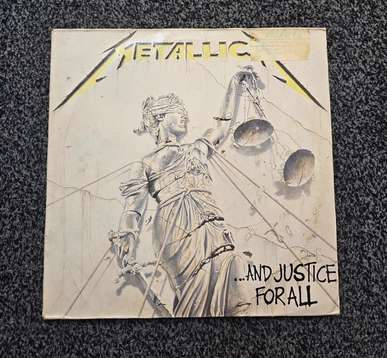 Metallica and justice for all 2lp, Cd's en Dvd's, Vinyl | Hardrock en Metal, Ophalen of Verzenden, Gebruikt