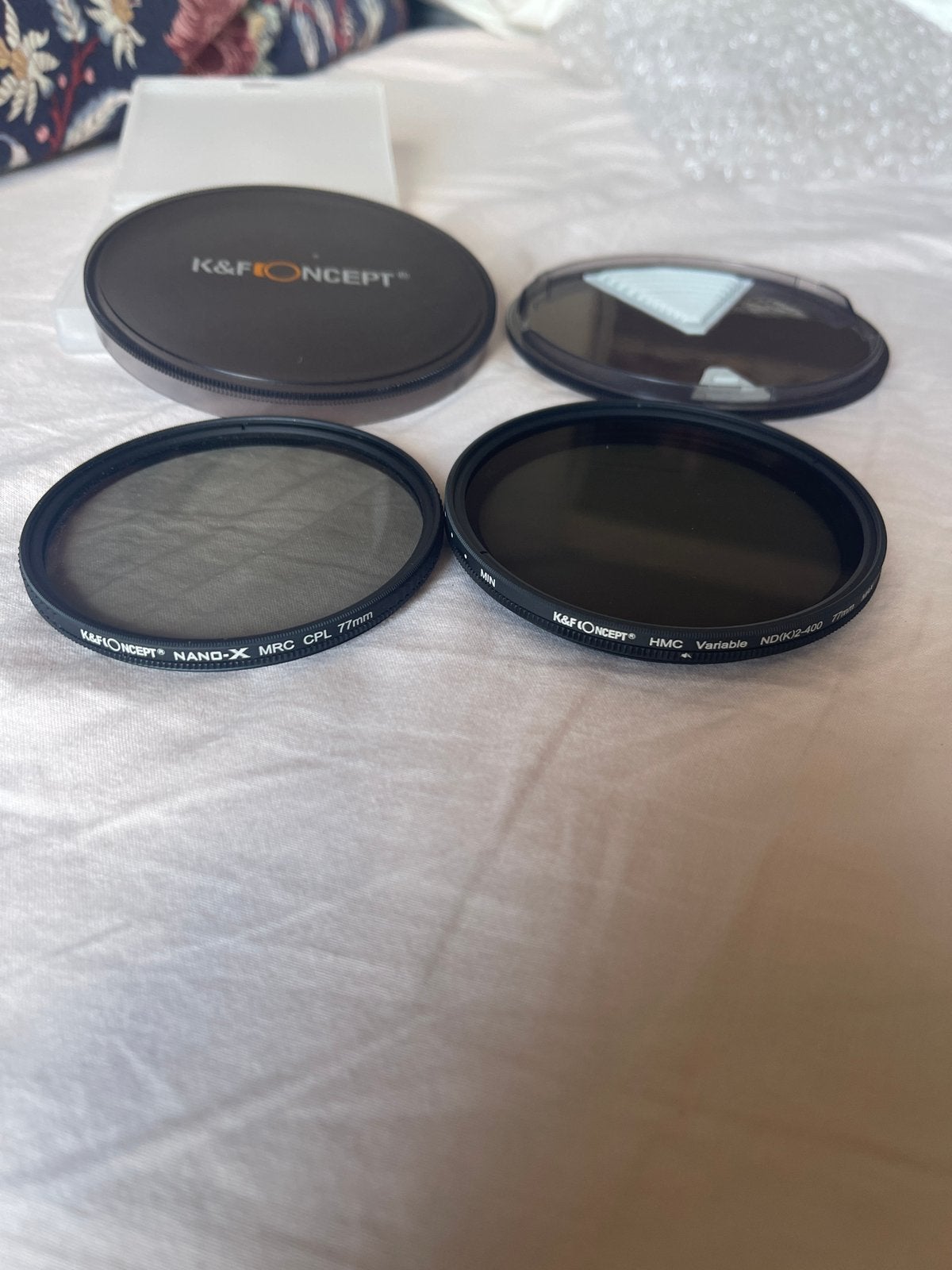 K&F Concept Lensfilter Beschermkap – Metalen Filterdop, Ophalen of Verzenden, Zo goed als nieuw, Overige typen