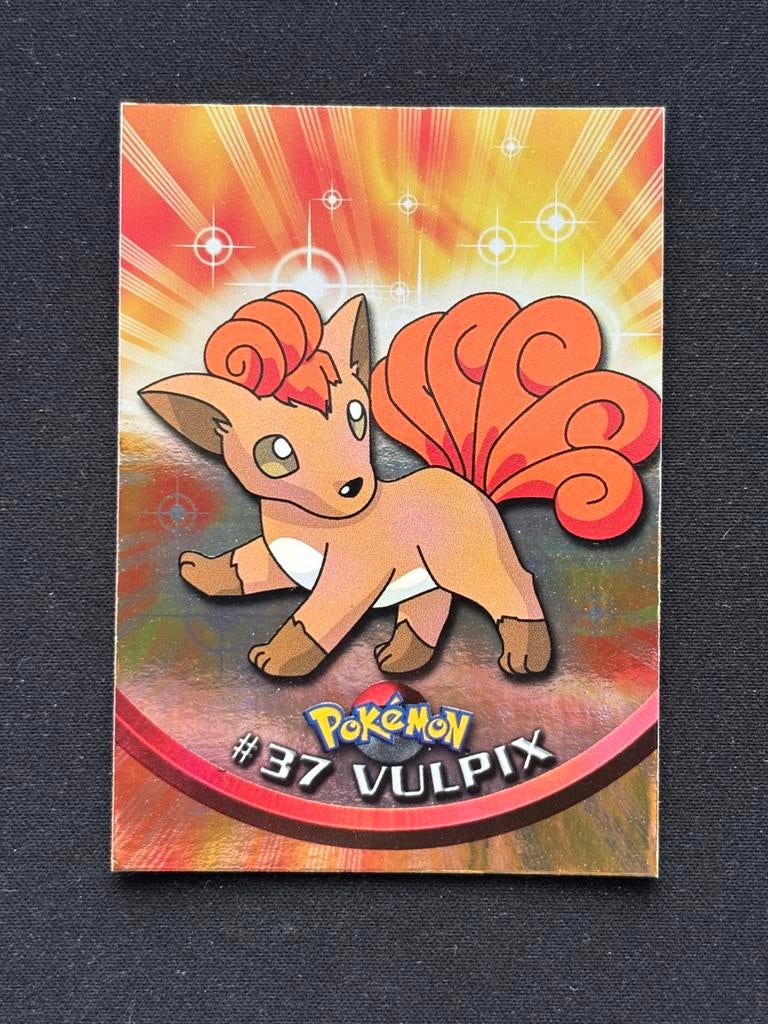 Pokémon - #37 Vulpix holo Topps, Hobby en Vrije tijd, Verzamelkaartspellen | Pokémon, Ophalen of Verzenden, Zo goed als nieuw