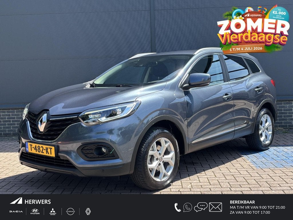Renault Kadjar 1.3 TCe Zen / Trekhaak / 1500 KG Trekgewicht, Auto's, Renault, Voorwielaandrijving, Stof, Gebruikt, Euro 6